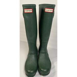 Hunter Green Womens Original Tall Boot SIZE 7 Waterproof